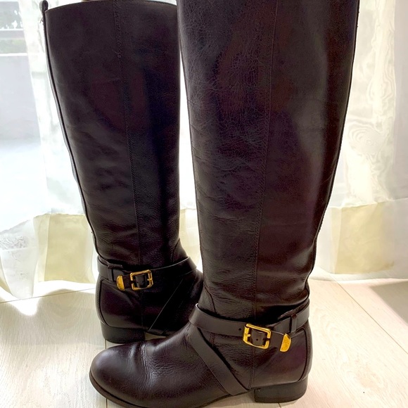 Louise Et Cie Lo-Lienz Tall Brown Riding Boots size 9M/39 - Picture 5 of 16